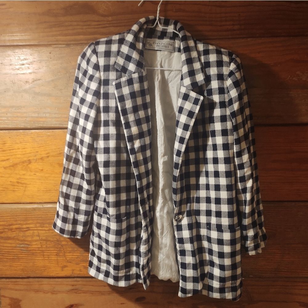 Vintage EVAN PICONE PETITES Ladies Blazer Union Made